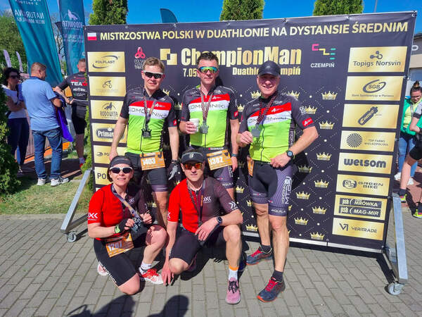 Komorniki MTB Team w Czempiniu na Mistrzostwach Polski w Duathlonie