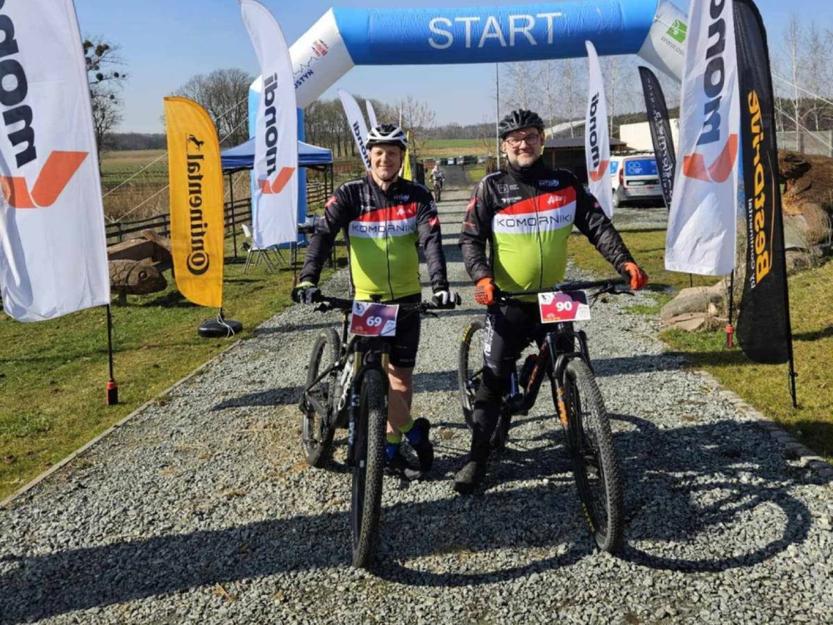 Adrian i Łukasz na Gostyńskiej Gonitwie MTB 2025