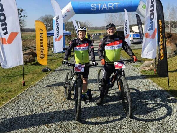 Adrian i Łukasz na Gostyńskiej Gonitwie MTB 2025