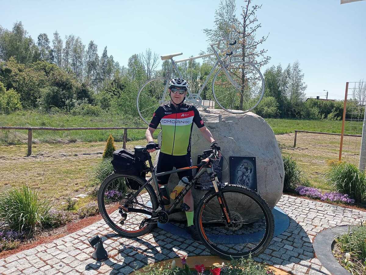 Przemek na 25. Rajd Rowerowy Śladami Ryszarda Szurkowskiego 2024