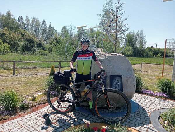 Przemek na 25. Rajd Rowerowy Śladami Ryszarda Szurkowskiego 2024