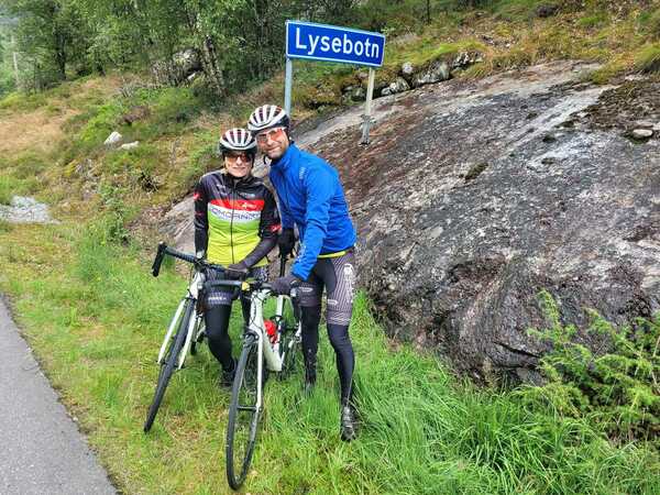 Komorniki MTB Team na rowerach w Norwegii