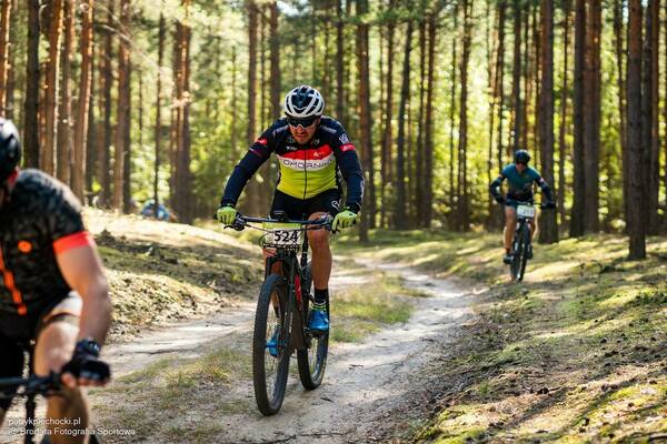 Jacek i Krystian na Kaczmarek Electric MTB Wolsztyn 2024