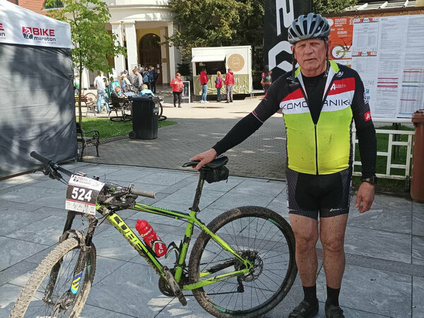Jarosław alias Papa na Bike Maraton Polanica Zdrój 2023