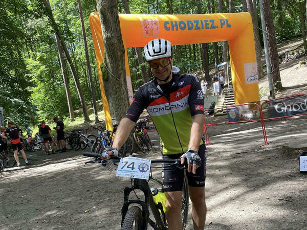 Krystian na Chodzież Maraton MTB 2024