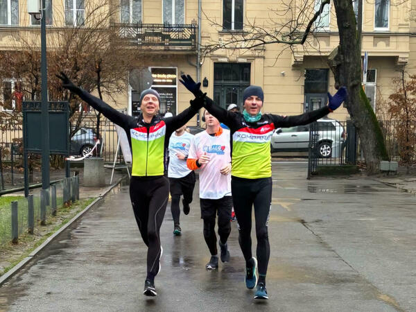 Artur i Maciej na biegu WOŚP Policz się z cukrzycą 2025