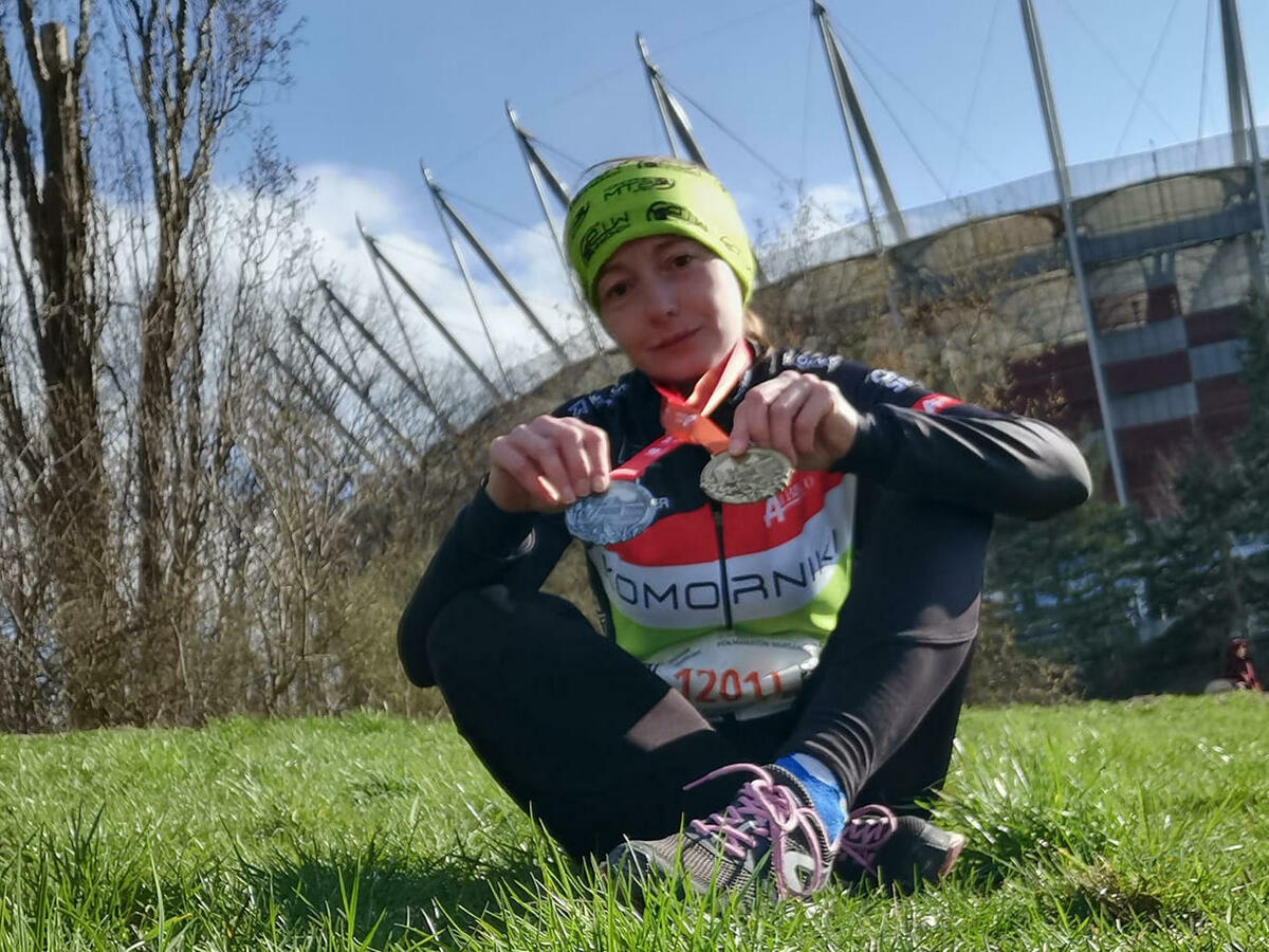 Kasia rozbiegana w Warszawie