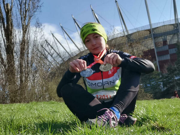 Kasia rozbiegana w Warszawie