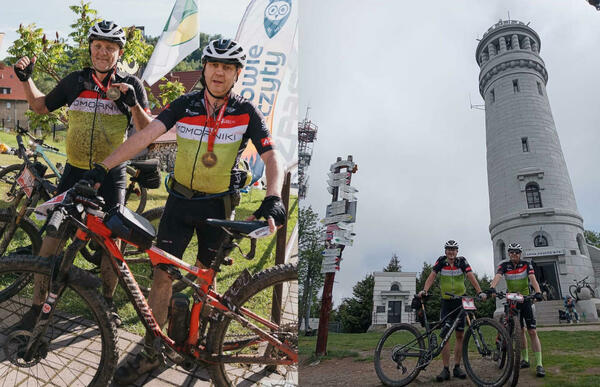 Adrian i Przemek na 3. edycji rajdu Rowerowe Sowie 2024